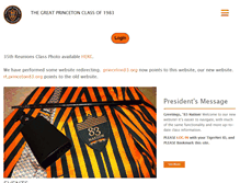 Tablet Screenshot of princeton83.org